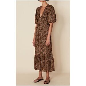 Faithfull tbe Brand Romilla Midi Dress Xs